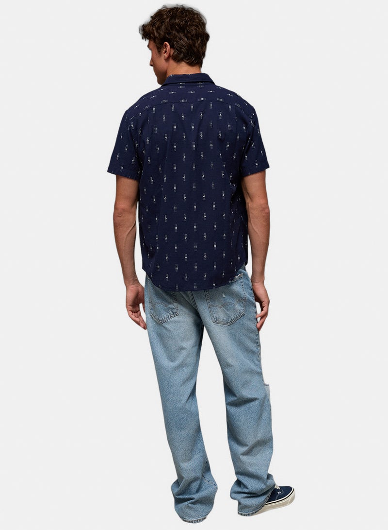 American Eagle AE Short-Sleeve Button-Up Shirt - Image 4