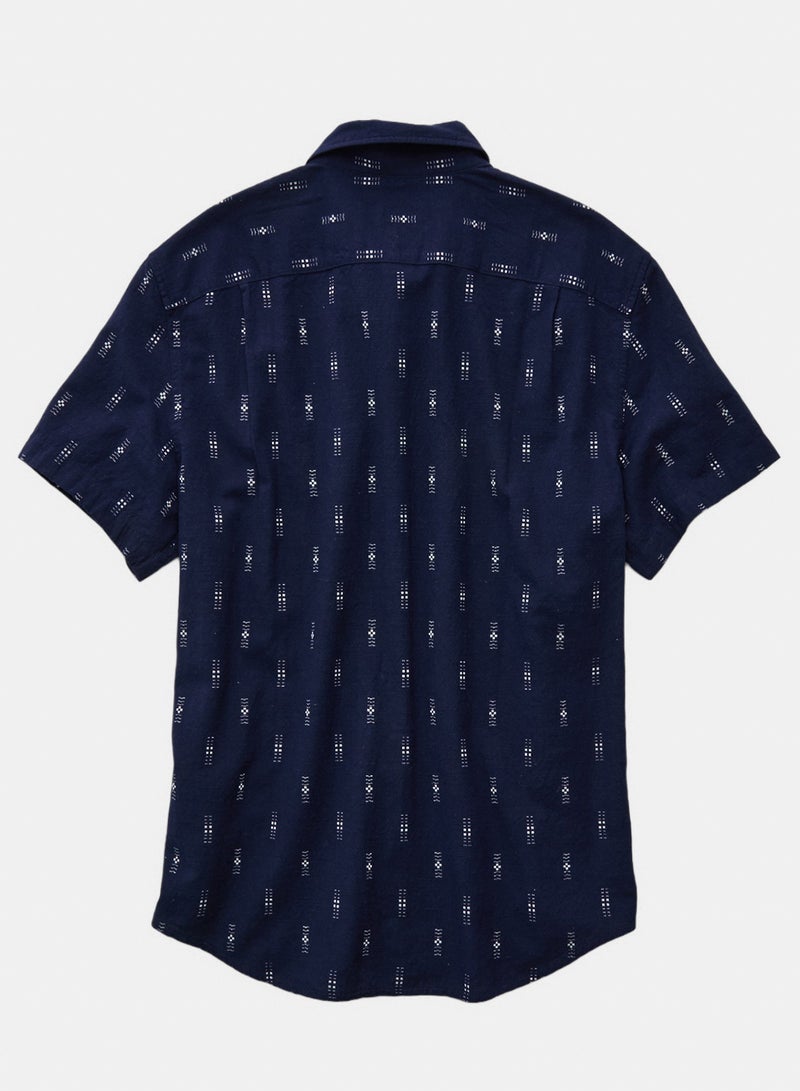 American Eagle AE Short-Sleeve Button-Up Shirt - Image 2