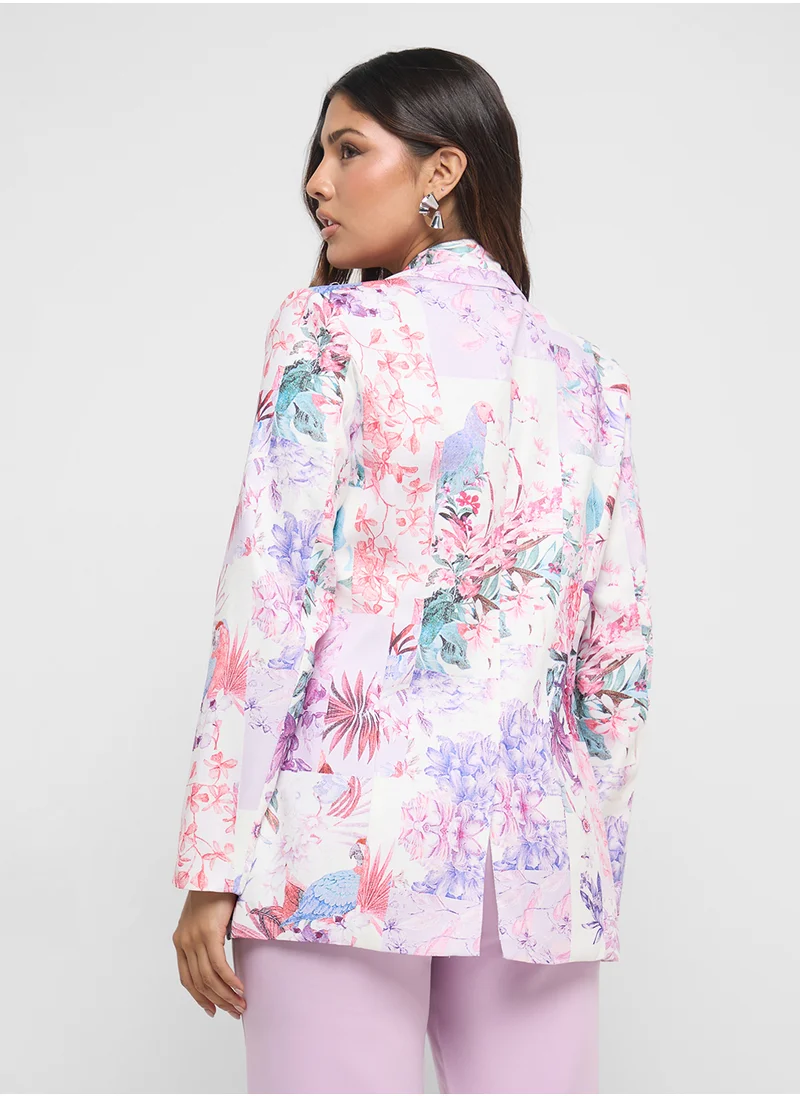 ELLA Printed Blazer