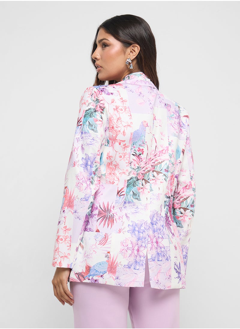 ELLA Printed Blazer  - Image 2