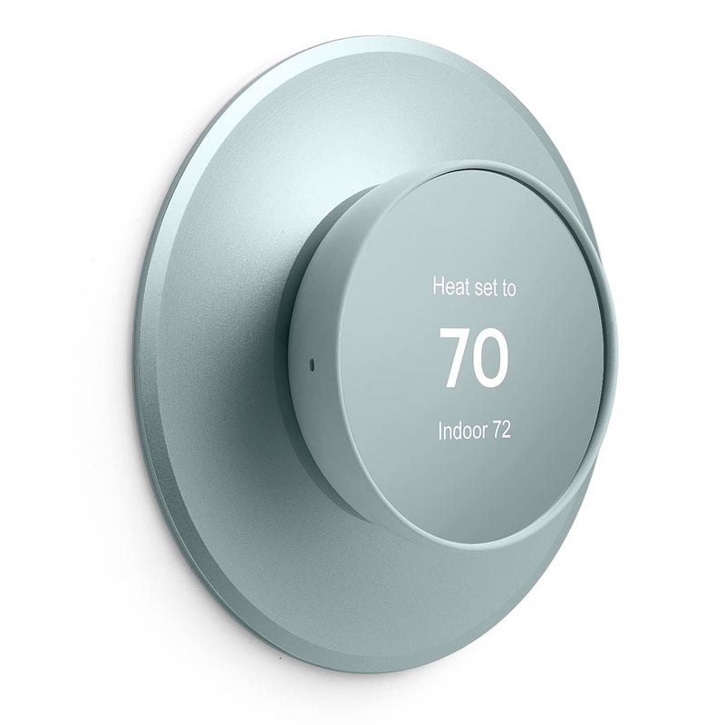 Fog Metal Plate Compatible for Google Nest Thermostat 2020Nest Trim PlateGoogle Nest Thermostat Wall Plate Google Nest Cover Plate Trim Kit Accessory