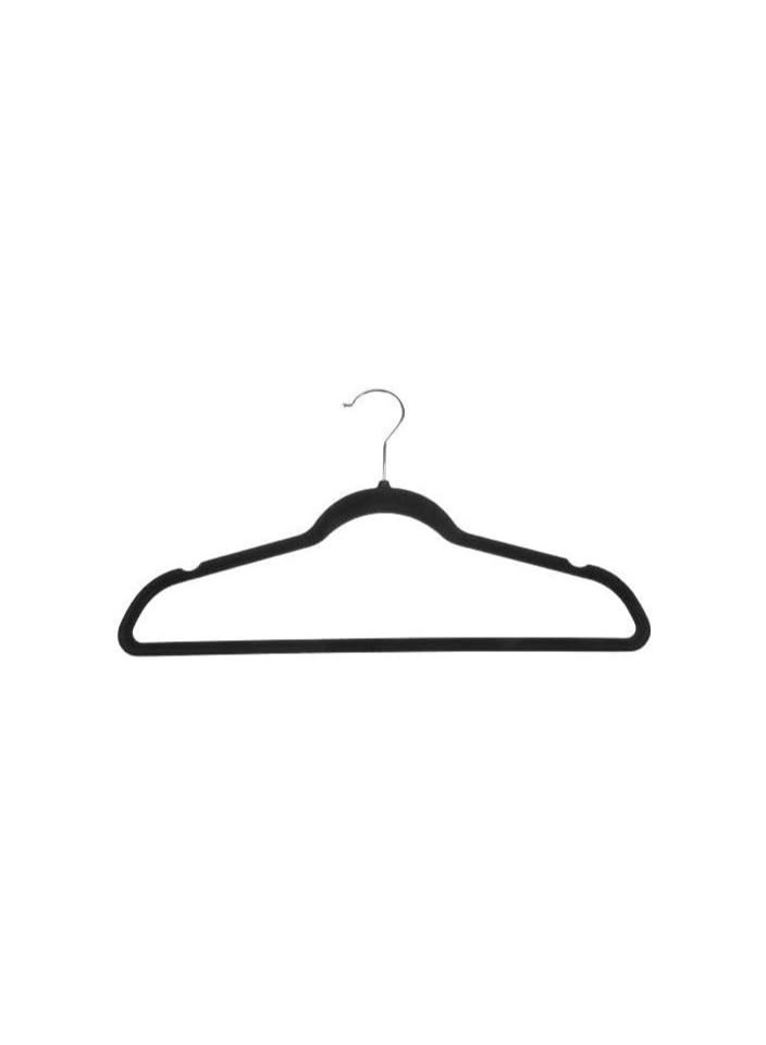 BLOOMING TIME Velvet Non Slip Suit Clothes Hangers,360° Rotating Hook(100pc) - Image 2