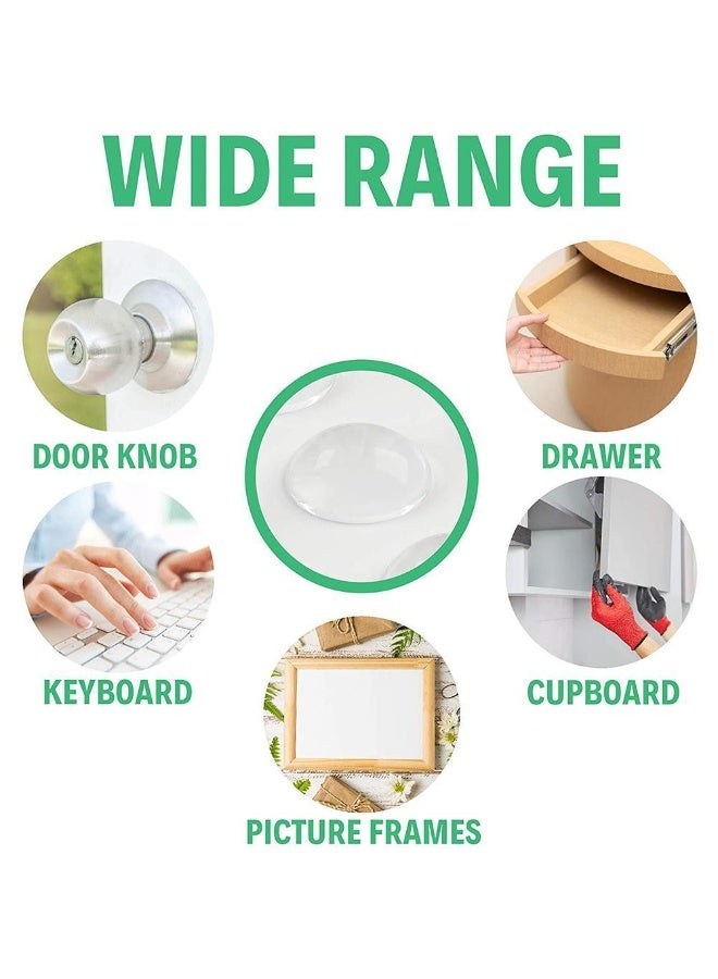 50-100Pcs Self Adhesive Clear Buffer Wall Stickers Bumper Toilet Cover Drawer Door Cabinets Anti-collision Rubber Silicone Pad - Image 2
