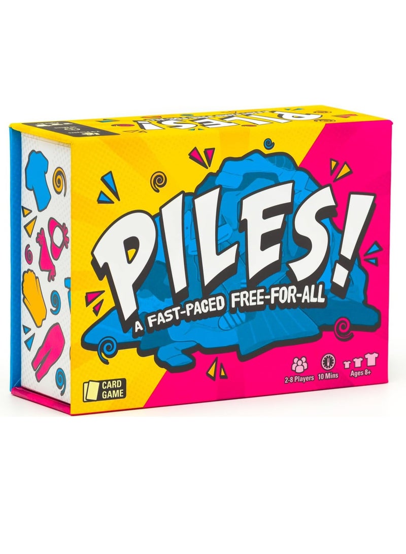 Piles – Card Games – Family Games – for Kids 8 and Up – Games for Adults – Family Game Night – Travel Games – Memory Game – 10 Minutes – 2 to 8 Players - Image 1