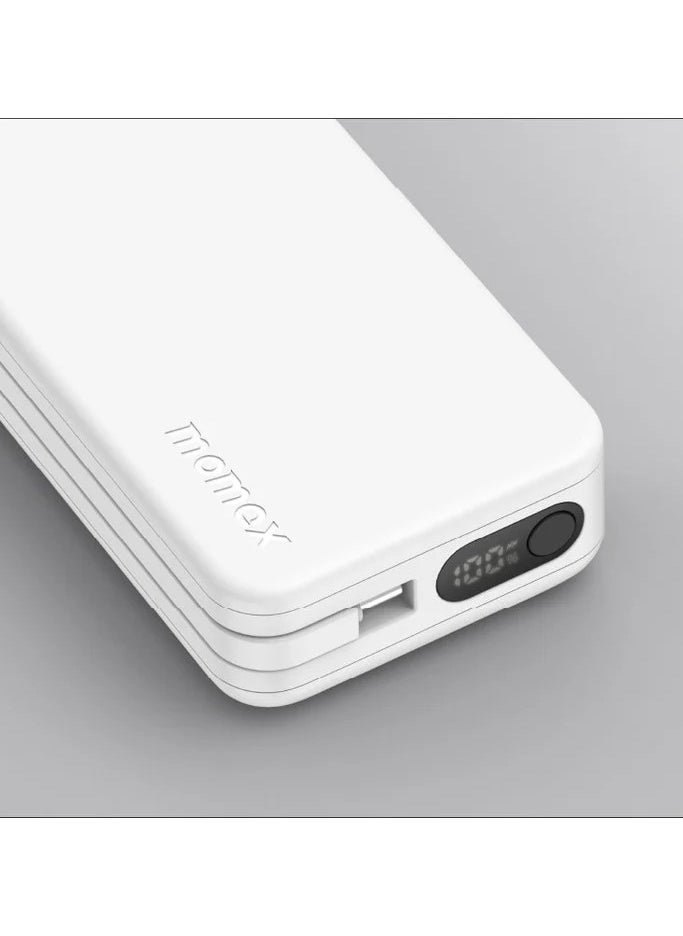 Generic - 1-Power Vital+ Power Bank 10000mAh With Built-In USB-C and Lightning Cable - Image 1