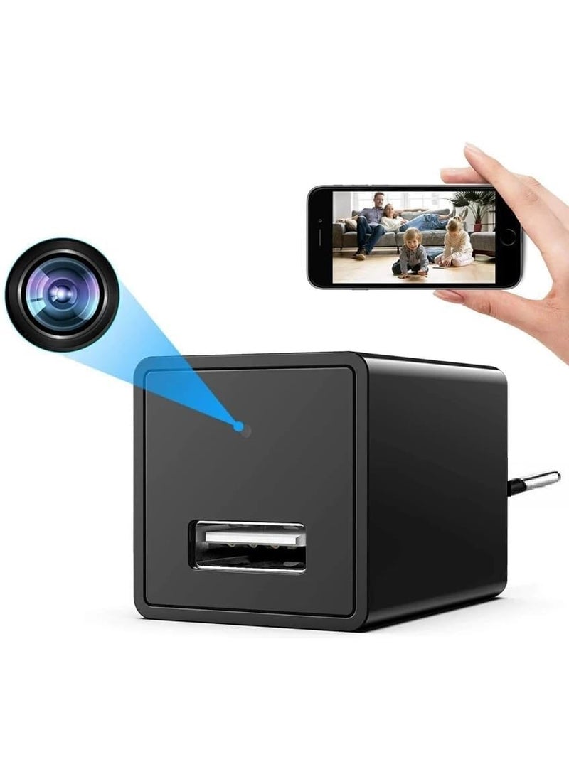 EYETECH 1080P USB Charger Type Camera | Home Security Camera | Support Upto 128GB Memory Cards | Continuous & Motion Based Recording | Ideal for Home/Office Use