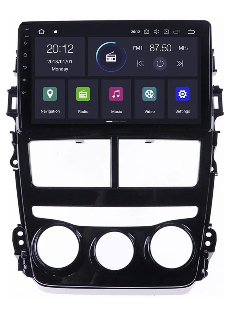 SHEZA STAR Android Screen For Toyota Yaris 2018 2019 2020 2GB RAM 32GB Memory Support Apple Carplay Android Auto Full HD Touch Screen 9 Inch built In Bluetooth USB Radio WiFi Play Store Backup Camera included  - Image 1