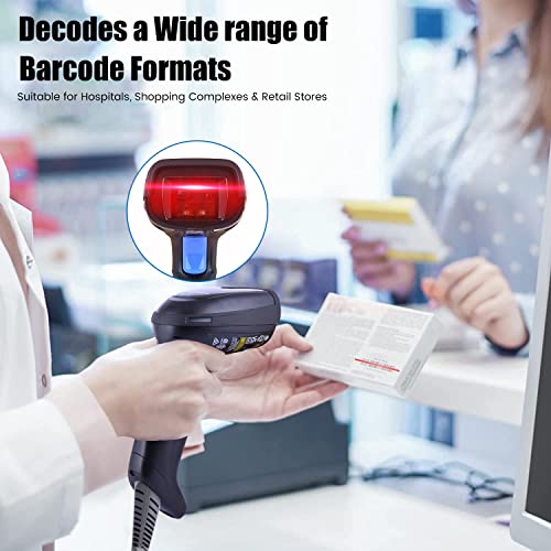 Datalogic Gryphon GD4590-HD (High Density) Handheld 2D/1D Barcode Scanner with USB Cable - Image 4