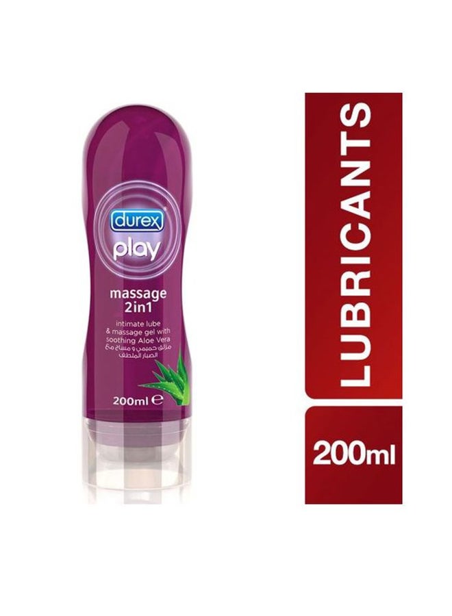 Durex Play Massgae 2 In 1 Lubricant Gel- 200Ml - Image 1
