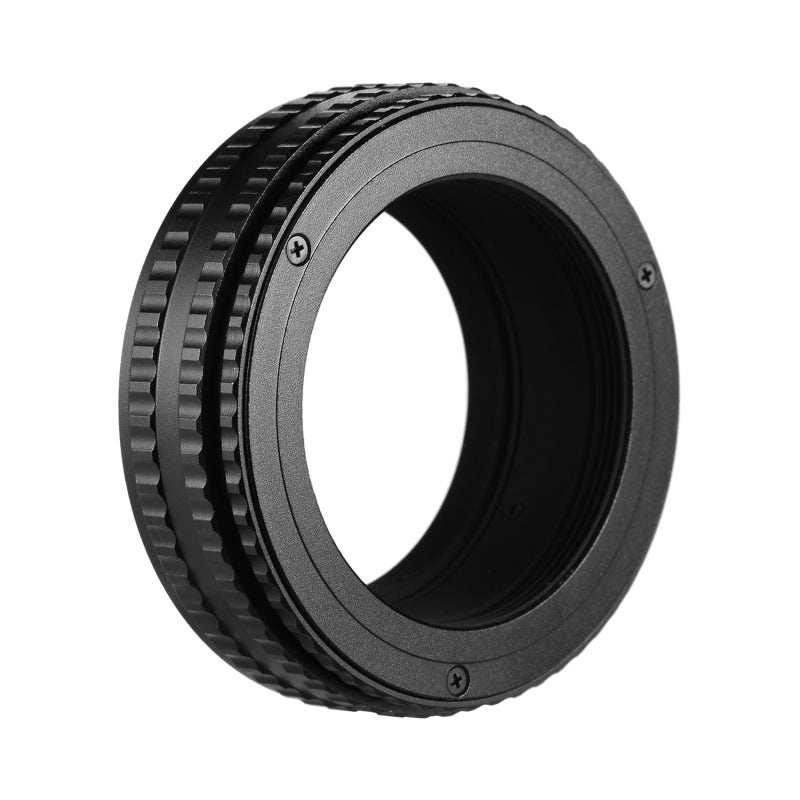 M42 Lens Adapter M42-M42(17-31) Aluminum Alloy CNC Machined - No Electronic Elements Manual Control Macro Extension Tube for M42 Mount Lenses Without Focusing Ring - Image 1