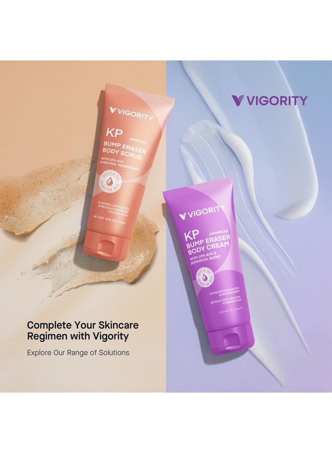 VIGORITY Kp Bump Eraser For Keratosis Pilaris Body Moisturizer Exfoliating Cream Kp Bump Be Gone Treatment For Bumpy Dry Rough Skin - Image 5