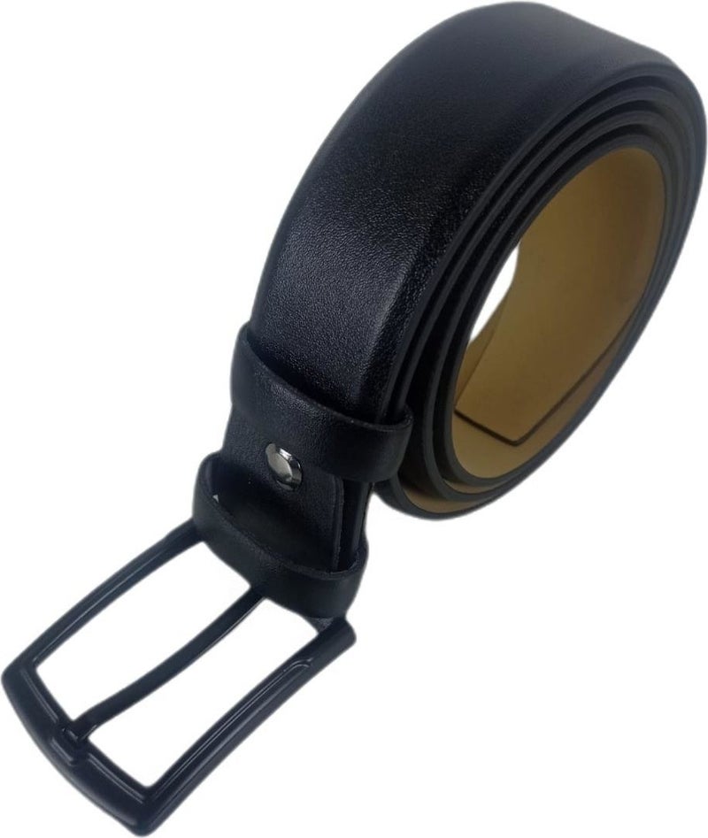 Başkent Çanta Başkent Bag Black Buckle Denim and Fabric Trousers Children's Belt