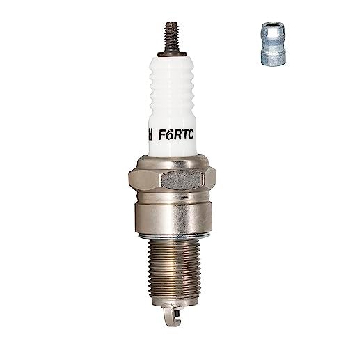 TORCH F6RTC 131039 Spark Plug Replace for NGK BPR6ES Spark Plugfor Bosch WR6DC WR7DC Spark Plugfor Champion RN9YC RN10YC Spark Plugfor Denso W20EPRU Spark Plugfor MTD 9511029275110292 OEMea