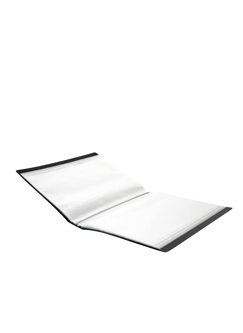 ALLKING A4 Slimview Display Book | 36 Pockets | Black  - Image 2