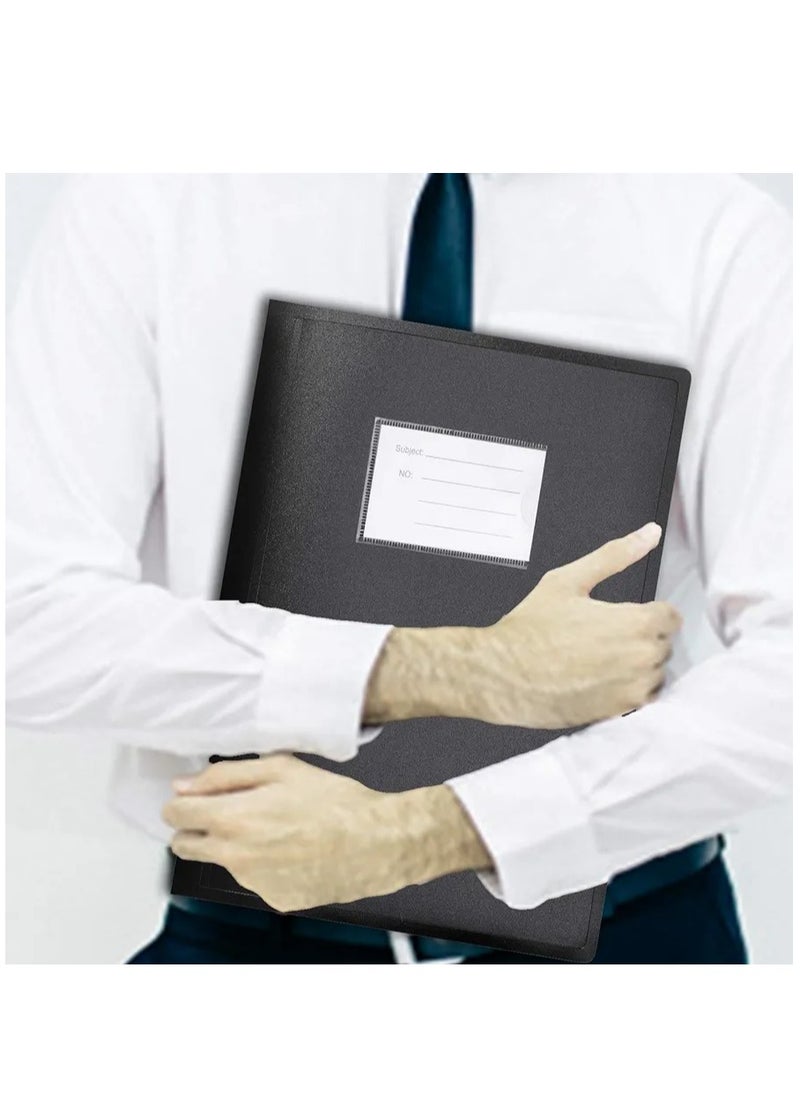 ALLKING A4 Slimview Display Book | 36 Pockets | Black  - Image 3