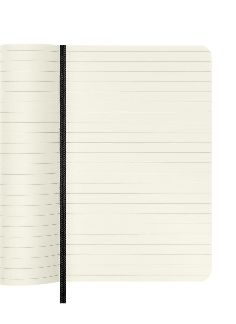 MOLESKINE 1-Piece Classic Pocket Size Soft Cover Ruled Notebook 9x14cm Size Black  - Image 2