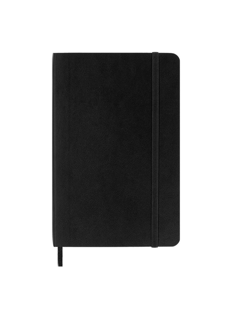 MOLESKINE 1-Piece Classic Pocket Size Soft Cover Ruled Notebook 9x14cm Size Black  - Image 5