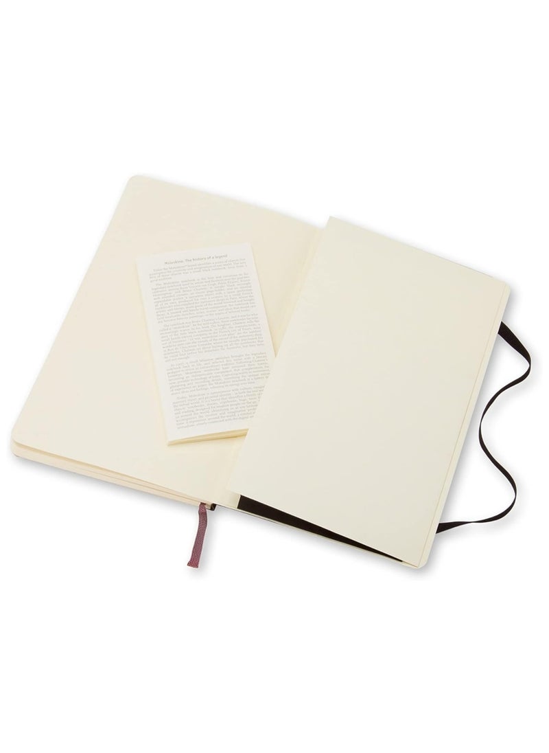 MOLESKINE 1-Piece Classic Pocket Size Soft Cover Ruled Notebook 9x14cm Size Black  - Image 4