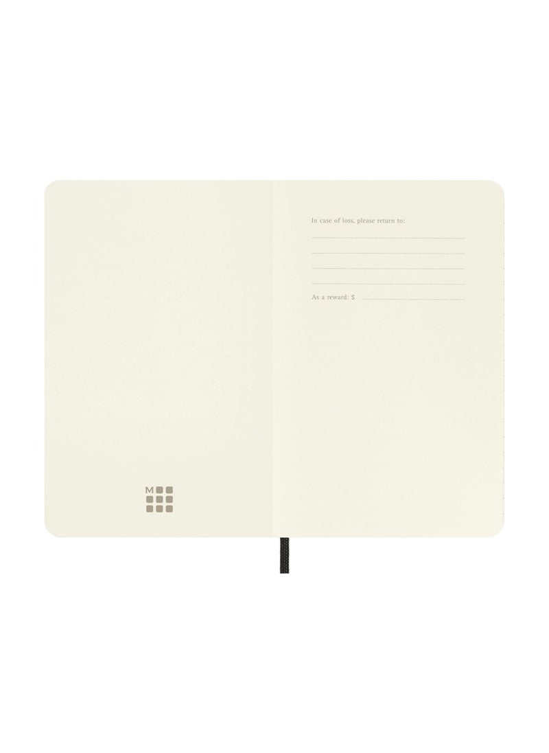 MOLESKINE 1-Piece Classic Pocket Size Soft Cover Ruled Notebook 9x14cm Size Black  - Image 3