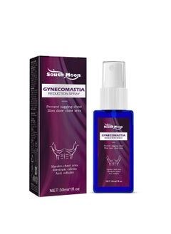 SOUTH MOON Gynecomastia Reduction Spray, Chest Tightening and Cellulite Melting Spray for Men, Natural Formula for Body Firming, Moisturizing, and Strengthening 30ml  - Image 1
