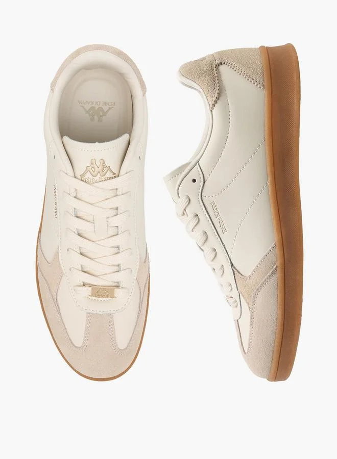 Kappa Men Lace-Up Leather Ankle Sneakers
