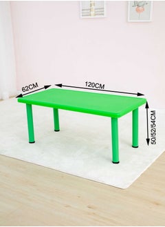 JSAITOYS Plastic Rectangle Desk Table For Kids Home School Center Colorful Classroom Indoor/Outdoor  - Image 2