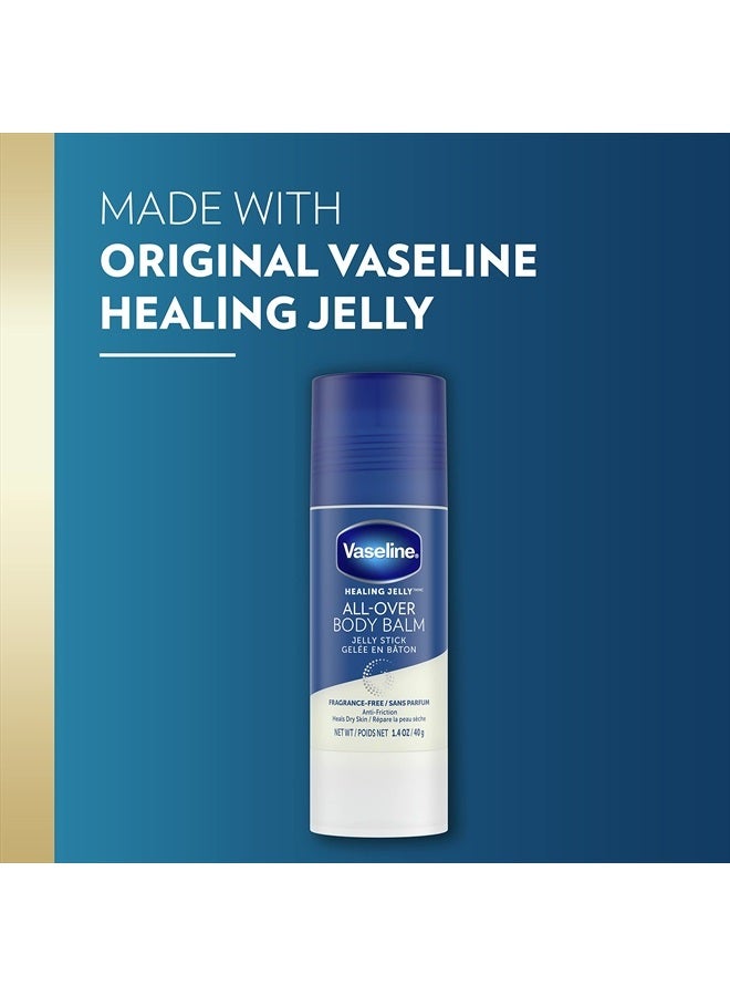 Vaseline عصا بلسم الجسم المضادة للاحتكاك للبشرة الجافة، شفاء مستهدف غير معطر للبقع التي يصعب الوصول إليها، 1.4 أونصة (عبوة من 3 قطع) - Image 5