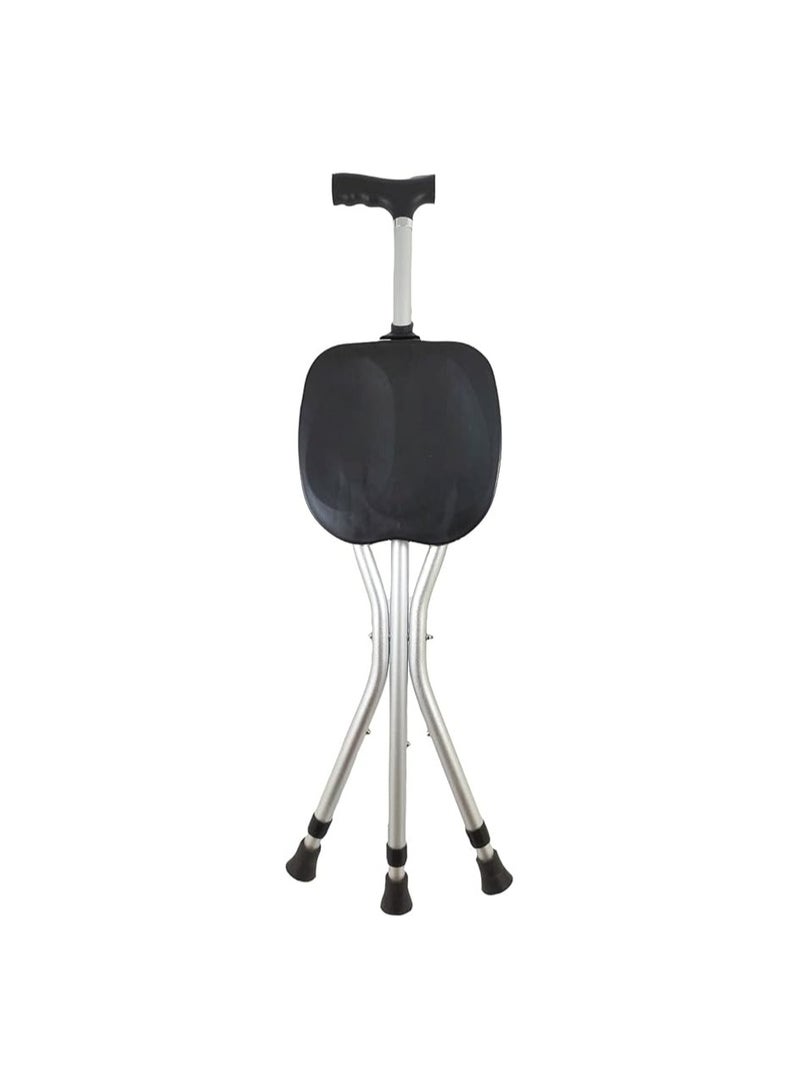Folding chair for prayer and travel + sturdy, high-quality walking stick for the elderly - Image 3