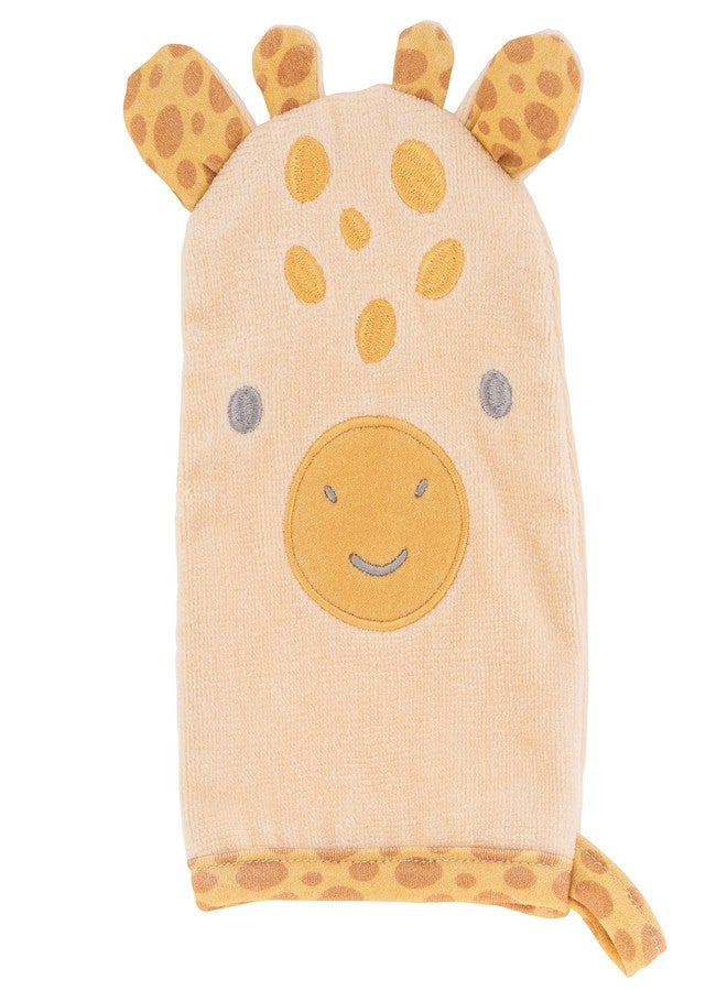 Stephen Joseph, Kids Bath Mitts, Giraffe - Image 1
