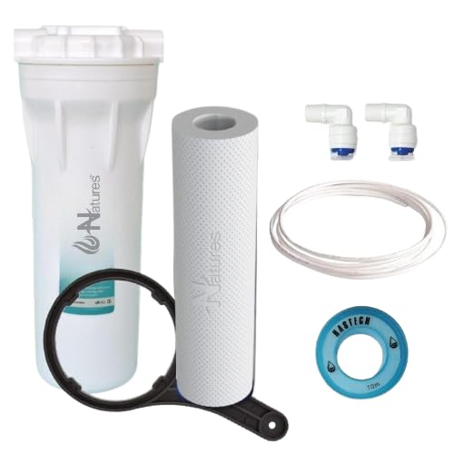 Natures Pre Filter Housing Service Kit – Includes Installation Accessories & 1 PP Solid Filter Cartridge, Compatible with All Water Purifiers - Image 1