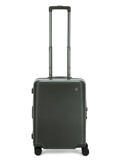 Echolac Ultima 54Cm Cabin Luggage Trolley Deep Olive