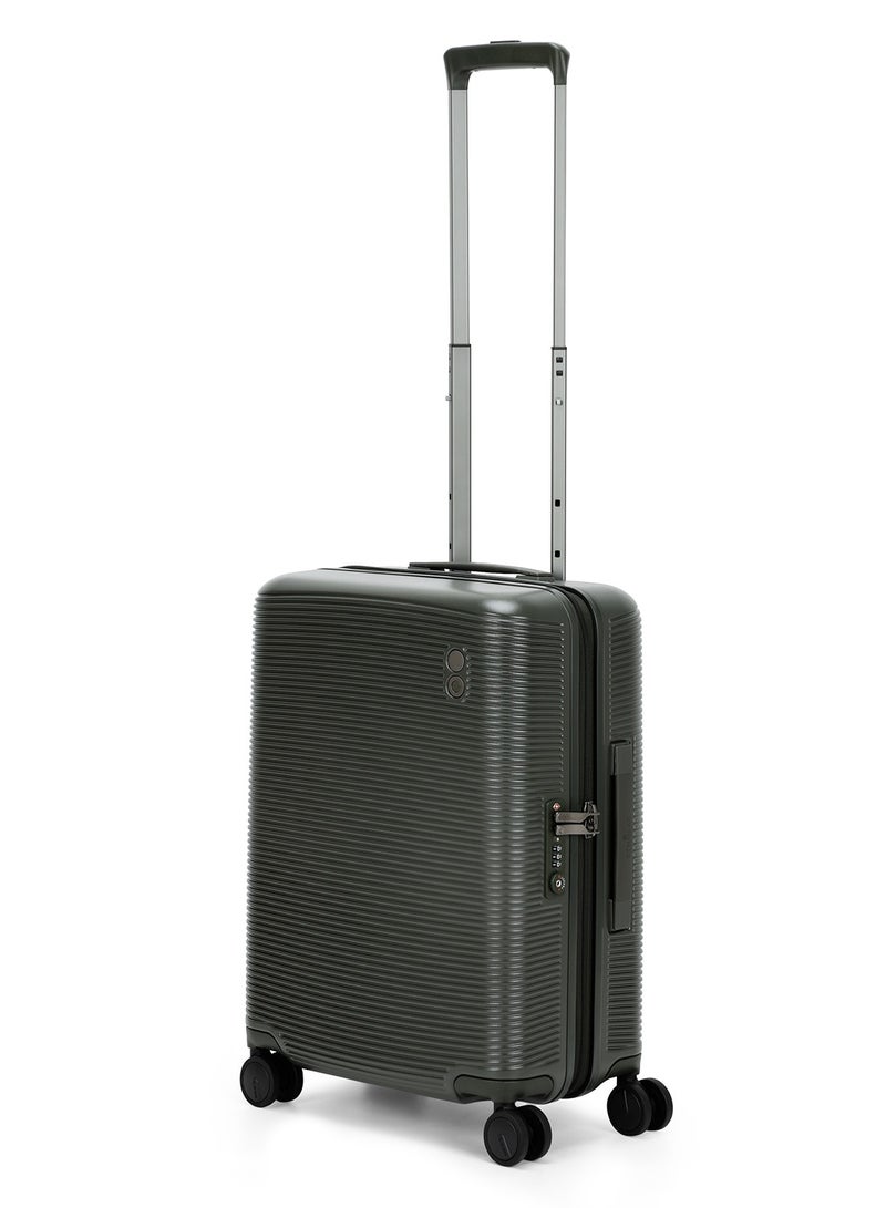 Echolac Ultima 54Cm Cabin Luggage Trolley Deep Olive - Image 2