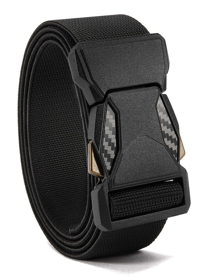 CHAOREN Stretch Tactical Belt Men - 1.5" Nylon Work Belt for Military EDC - Quick Release for Utility EMT Hiking - Image 1