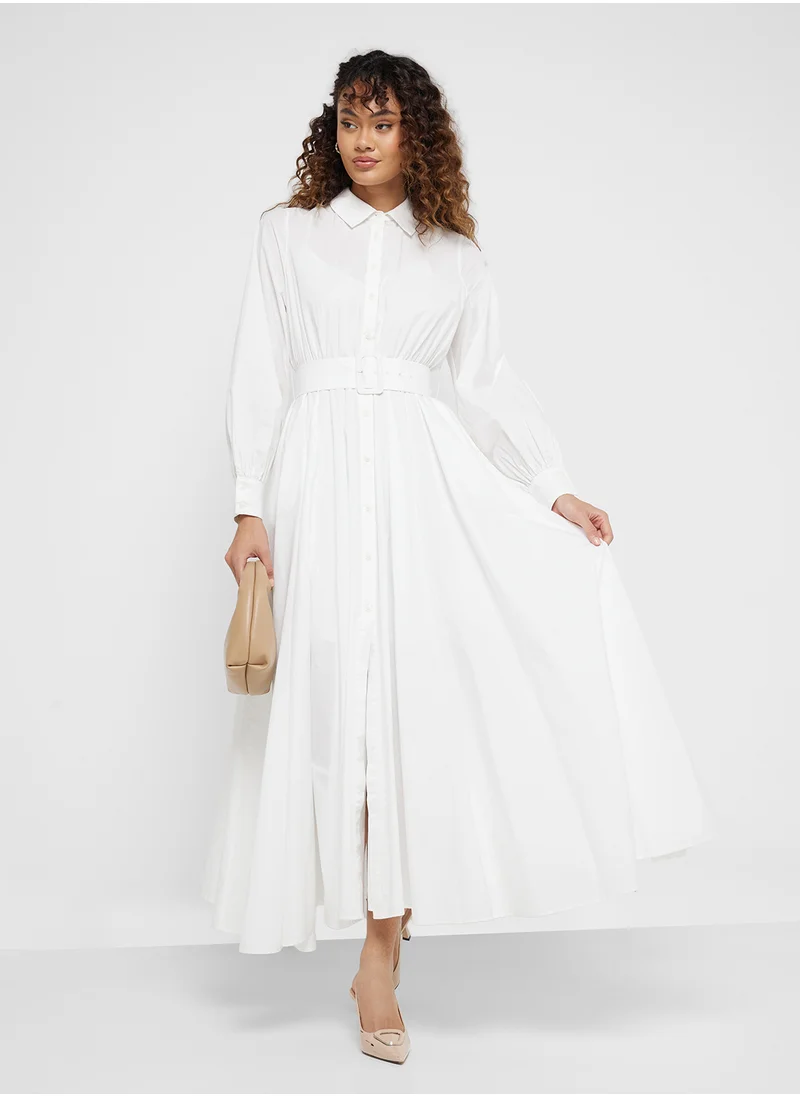 Ted Baker Button Down Belt Detail Dress