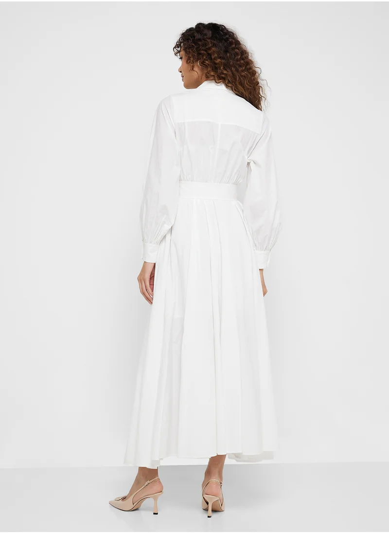 Ted Baker Button Down Belt Detail Dress