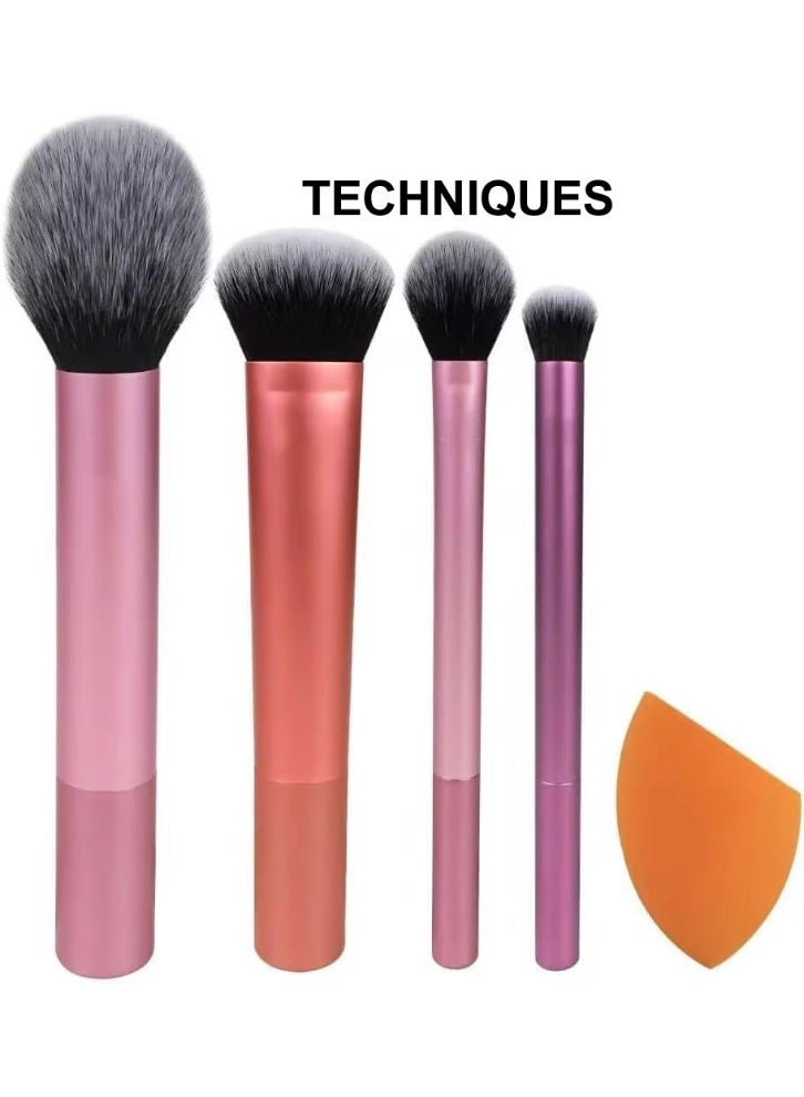 TECHNIQUES Everyday Essentials Multi Use Brush Set Multicolour - Image 1