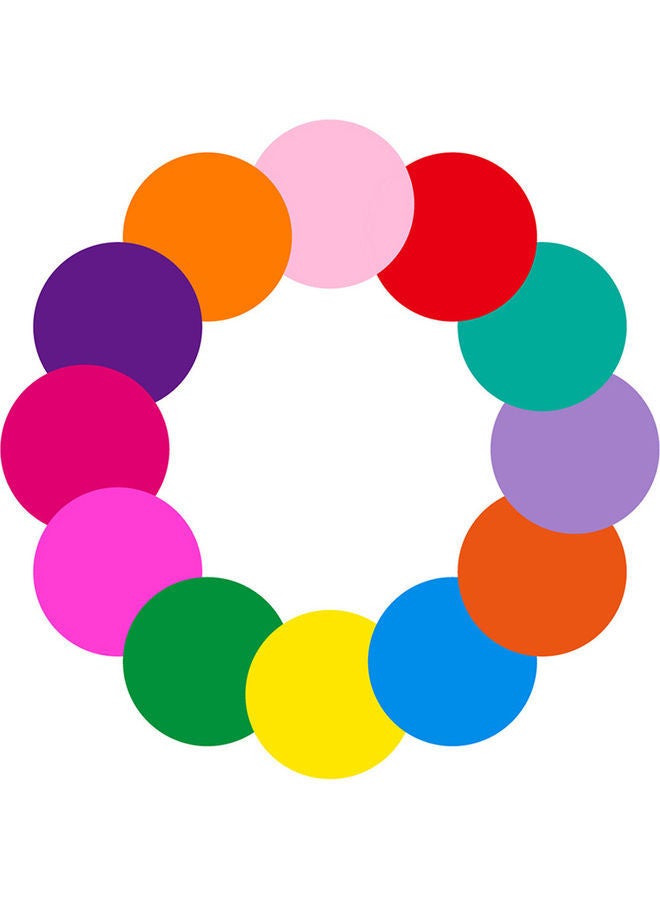 NIBEMINENT 12-Piece Self-Adhesive Blackboard Stickers Multicolour - Image 1