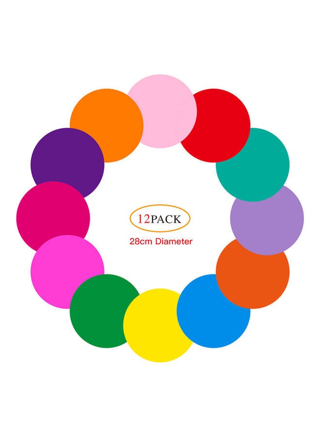 NIBEMINENT 12-Piece Self-Adhesive Blackboard Stickers Multicolour - Image 5