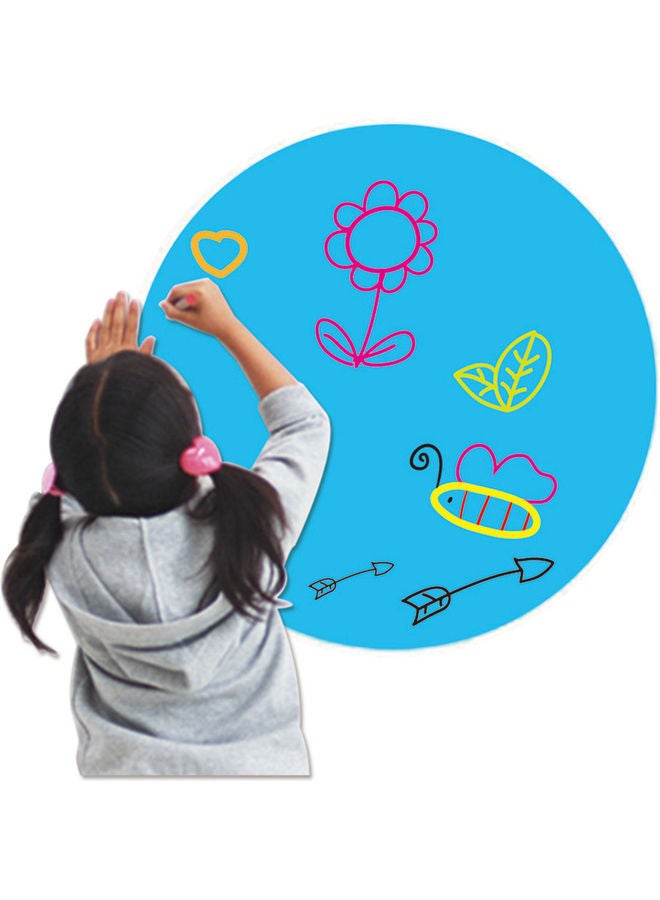 NIBEMINENT 12-Piece Self-Adhesive Blackboard Stickers Multicolour - Image 2