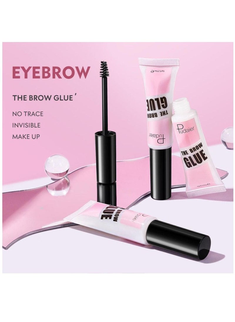 pudaier - Eyebrow Glue Brow Fix Gel Clear Eyebrow Lift Glue Brow Lifting Instant Brow Styling Waterproof Quick Drying Brow Lift Gel Makeup Non-glossy Eyebrow Styling Brow Lamination Glue - Image 1