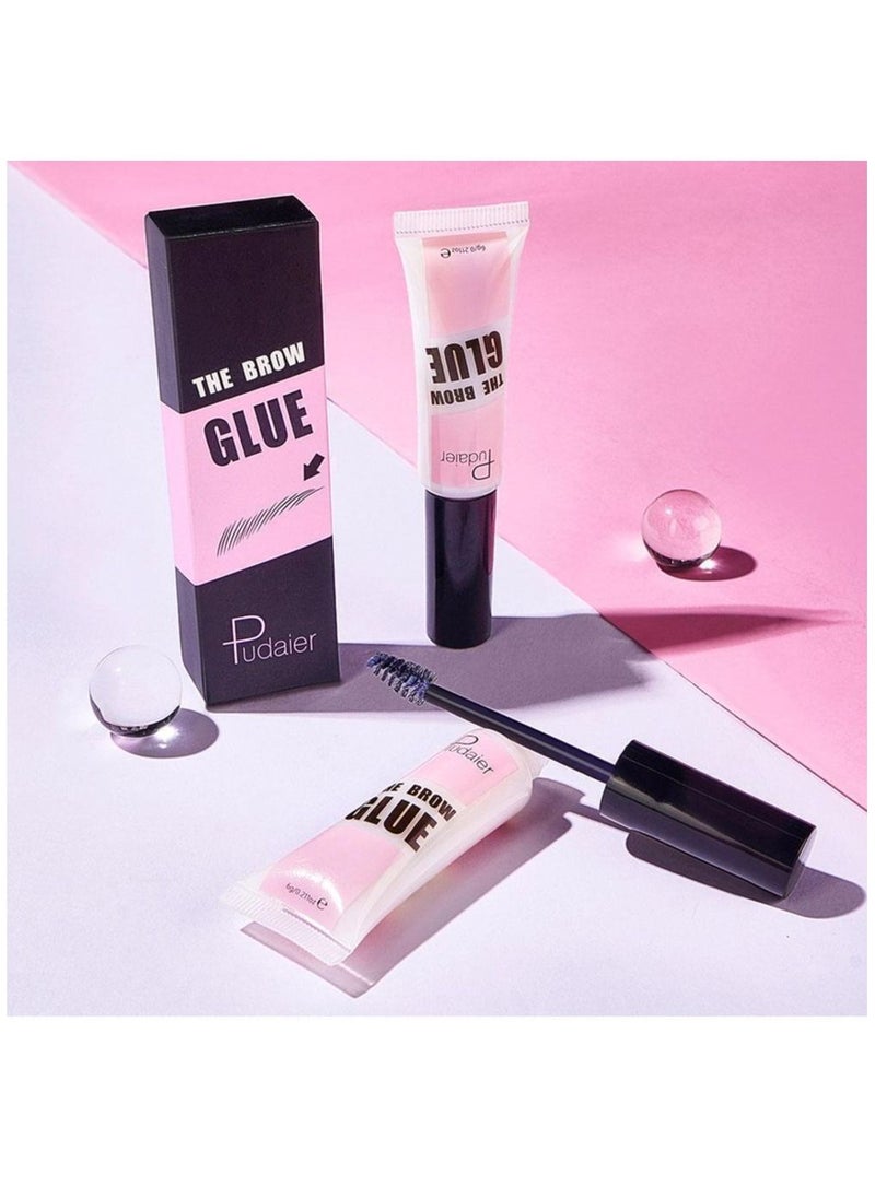 pudaier - Eyebrow Glue Brow Fix Gel Clear Eyebrow Lift Glue Brow Lifting Instant Brow Styling Waterproof Quick Drying Brow Lift Gel Makeup Non-glossy Eyebrow Styling Brow Lamination Glue - Image 1