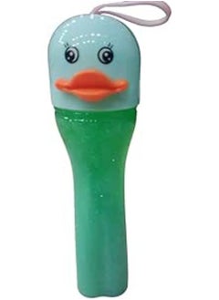 smart balance Crystal Mud Slime, Glitter, Scented in a Plastic Bottle Duck Shape (Dark Green) 