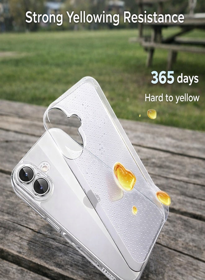 VR CREATIVE Premium Clear Magnetic Case for Apple iPhone 17 (6.3-Inch) – MagSafe Compatible, Anti-Yellowing Slim Transparent Protective Phone Case - Image 5