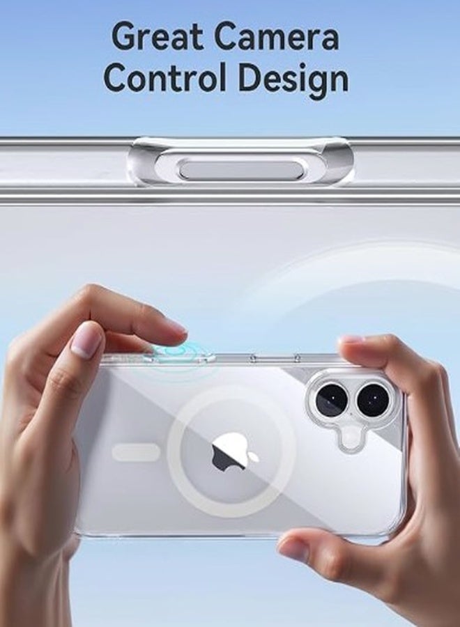 VR CREATIVE Premium Clear Magnetic Case for Apple iPhone 17 (6.3-Inch) – MagSafe Compatible, Anti-Yellowing Slim Transparent Protective Phone Case - Image 4