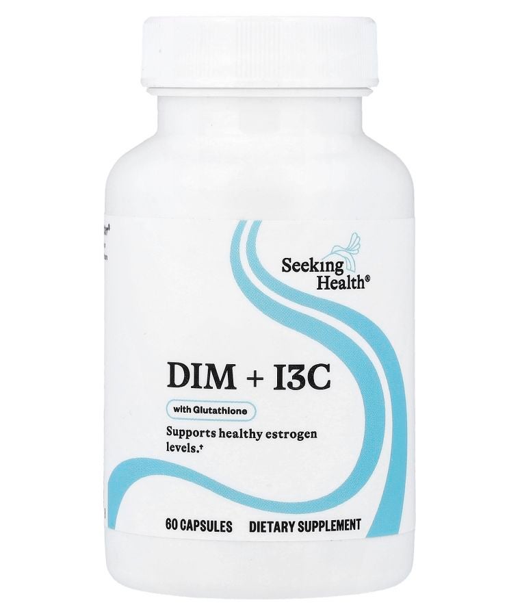 Seeking Health DIM + I3C with Glutathione 60 Capsules
