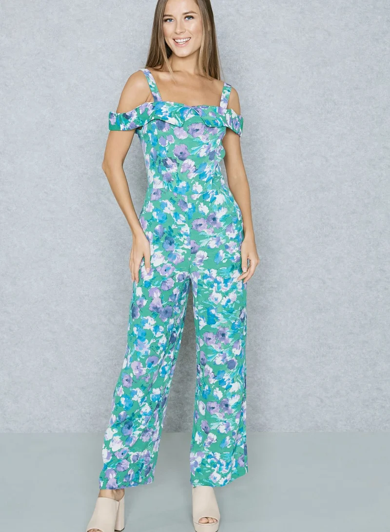 MANGO Printed Jumpsuit