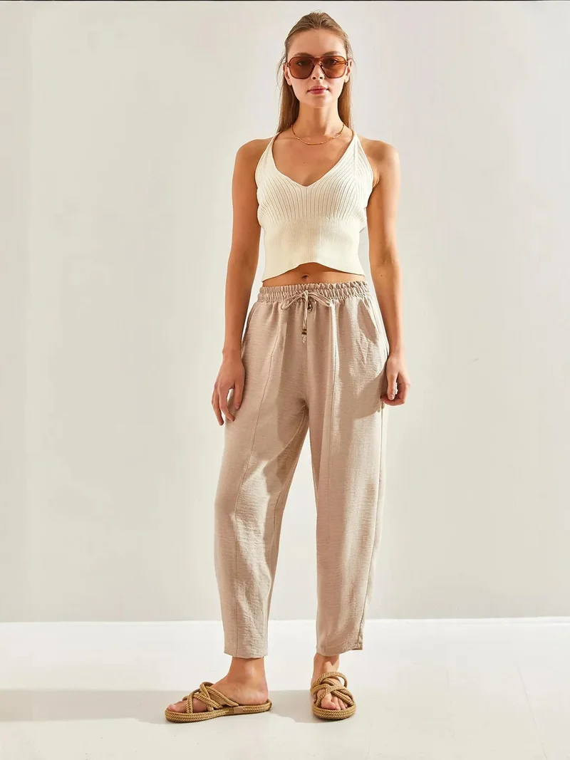 بيانكو لوتشي بنطلون لوكسي بقصة مريحة