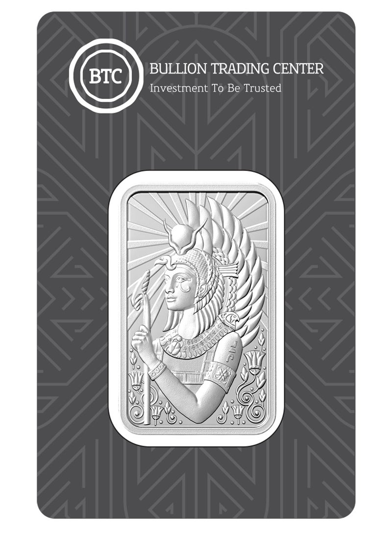 BTC 50g Silver Ingot - Taj Nefru - Image 1
