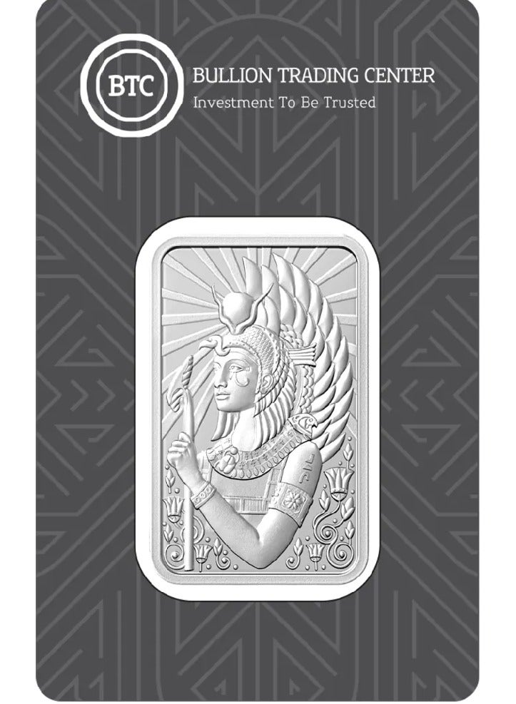 BTC 50g Silver Ingot - Taj Nefru - Image 1