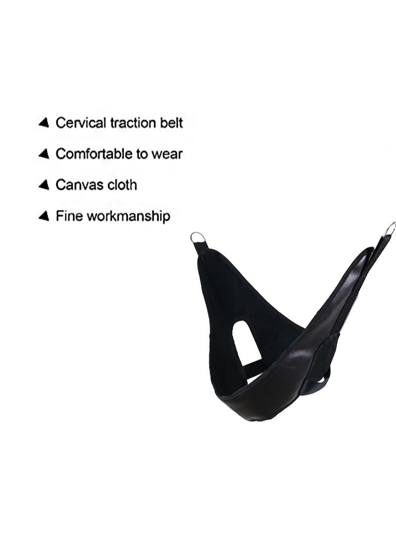 Aikanbo - Neck Harness for Pain Relief Cervical Traction Device Neck Stretcher Hammock Portable Spinal Decompression Devices Over The Door Traction Unit Neck Sling Arthritis Back Neck Traction Physical Therapy - Image 1